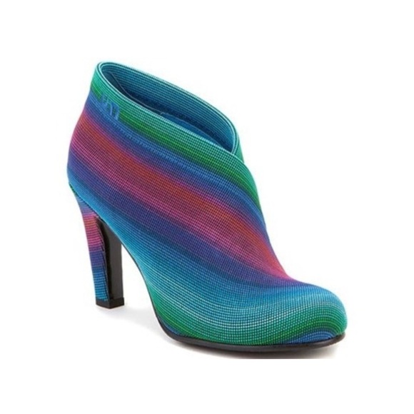 UNITED NUDE the fold multi color booties EUC - Picture 1 of 9